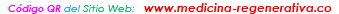 Código QR del Sitio Web: www.medicina-regenerativa.co